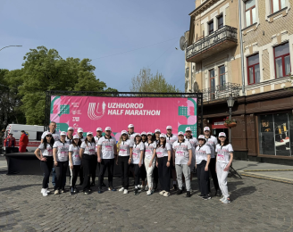Команда долучилася до Uzhhorod Half Marathon